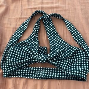 Albion Fit Checkered Knot Top